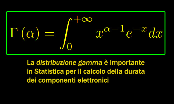 distribuzione Gamma,distribuzione esponenziale, componenti elettronici