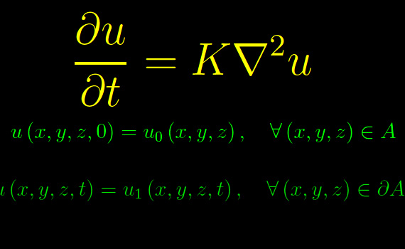 equazione di conduzione del calore,condizioni al contorno,equazioni differenziali alle derivate parziali