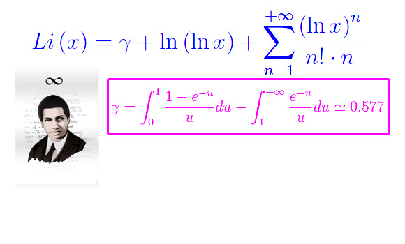 La formula di Nielsen-Ramanujan,logaritmo integrale,costante di eulero mascheroni