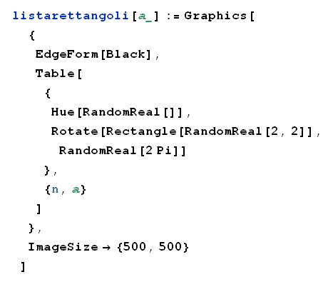 Generare una lista di rettangoli random con Mathematica