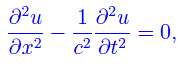 equazione della corda vibrante,equazioni differenziali alle derivate parziali,metodo di Fourier