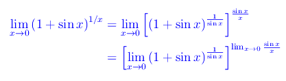 limiti di funzioni esponenziali,forma indeterminata 1 elevato a infinito
