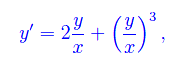 equazioni differenziali del primo ordine