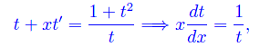 Equazioni differenziali del primo ordine