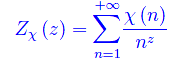 Serie di Dirichlet. La funzione zeta di Riemann-Eulero e la funzione di Riemann-Siegel