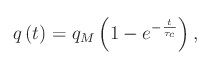 funzione unit step, salita esponenziale, transitorio circuitale, serie RC