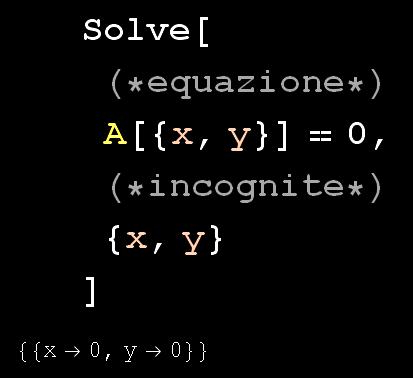 endomorfismo inverso,mathematica,equazioni operatoriali,solve