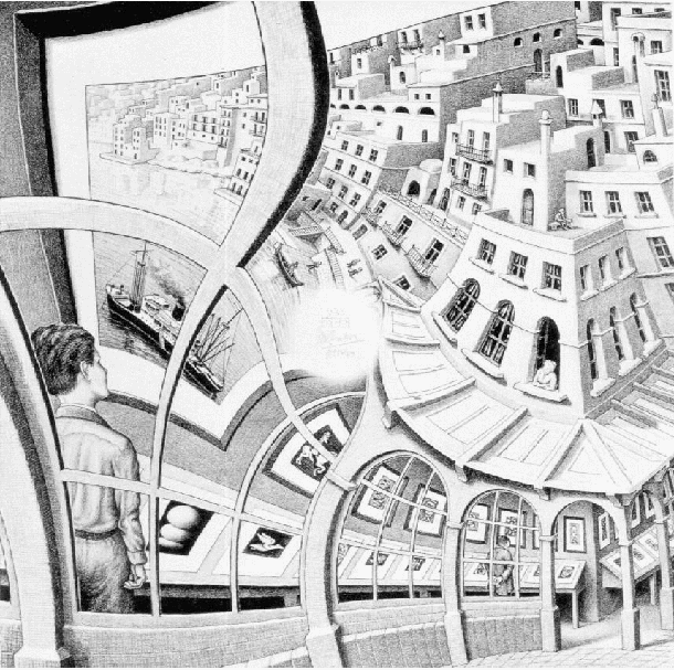 paradossi percettivi,topologia,escher