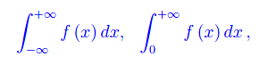 integrali impropri,trasformata di fourier
