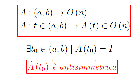 orthogonal group O(n), orthogonal matrix,antisymmetric matrix