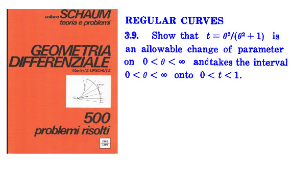 allowable change of parameter,regular curves