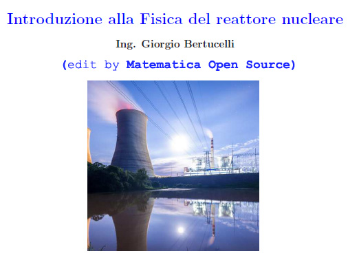 Introduzione alla Fisica del reattore nucleare
