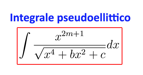 integrali pseudoellittici