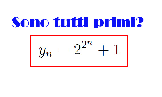 numeri di fermat, numeri primi di fermat