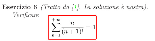convergenza di una serie,somma parziale di ordine n,ridotta n-esima