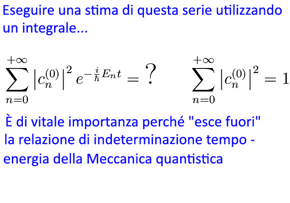 Ampiezza di correlazione,relazione di indeterminazione tempo-energia