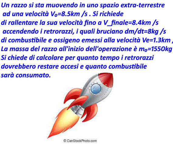 razzo, combustibile, retrorazzi