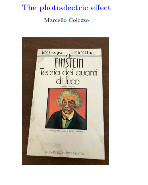 photoelectric effect,quanta of light,einstein