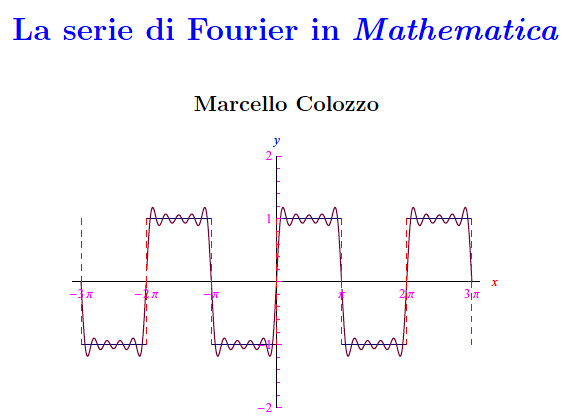 serie di fourier,mathematica