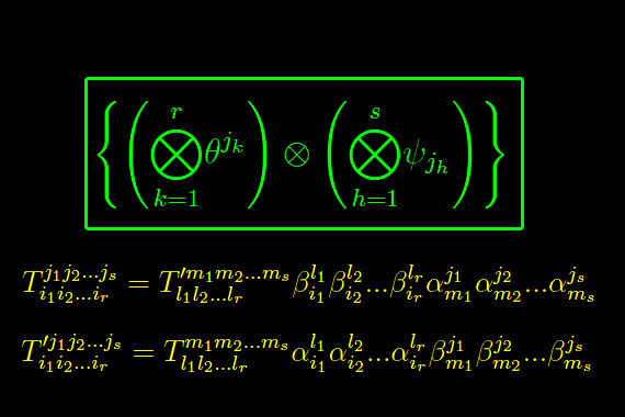 cambiamento di base,criterio di tensorialità