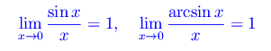 limiti di funzioni trigonometriche inverse,funzioni goniometriche inverse,arcsin(x)