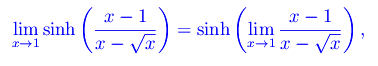 Limiti delle funzioni iperboliche,seno iperbolico, forma indeterminata 0/0