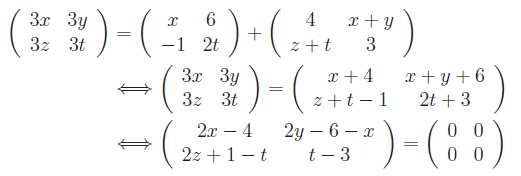 matrici,operazioni elementari,equazioni matriciali
