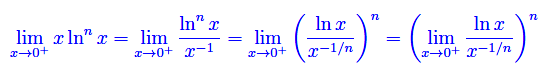 limite,logaritmo,forma indeterminata zero per infinito