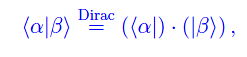 notazione di Dirac,vettori ket,vettori bra,spazio di hilbert