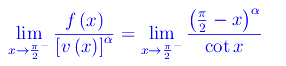 infiniti, parte principale di un infinito, formula di decomposizione di un infinito,termine di ordine inferiore