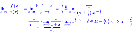 infinitesimi,ordine di un infinitesimo, infinitesimo di riferimento