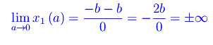 radici equazione di secondo grado,limiti,parabola,retta,intersezioni con gli assi