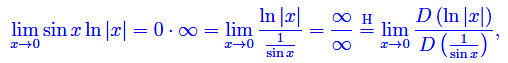 limiti,valore assoluto, regola di De L'Hospital,forma indeterminata