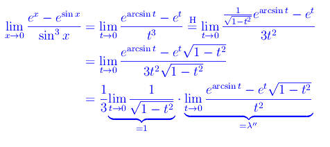 limiti,funzioni esponenziali,forma indeterminata zero su zero