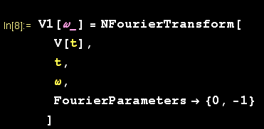 trasformata di Fourier,mathematica,carico computazionale