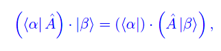 notazione di Dirac,vettori ket,vettori bra,spazio di hilbert