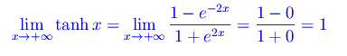 Limiti delle funzioni iperboliche e delle funzioni iperboliche inverse,seno iperbolico,coseno iperbolico,tangente iperbolica,settore seno iperbolico