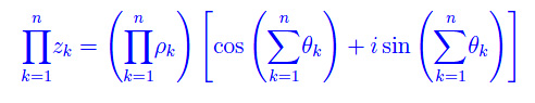 numeri complessi,forma trigonometrica,formula di moivre