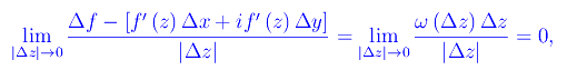 funzioni di variabile complessa,derivazione complessa,funzioni olomorfe, equazioni di cauchy-riemann