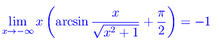 limiti funzioni trigonometriche inverse, forma indeterminata, regola di De L'Hospital,cambio di variabile
