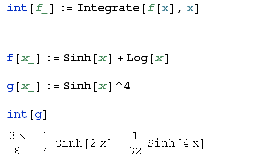 integrali indefiniti,mathematica