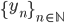 \left\{y_{n}\right\}  _{n\in\mathbb{N}}