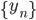\left\{  y_{n}\right\}