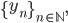 \left\{  y_{n}\right\}  _{n\in\mathbb{N}},